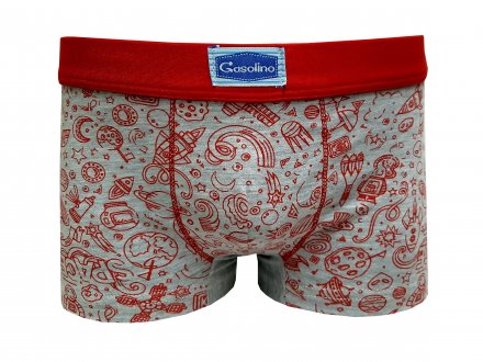 Gasolino boxerky chlapecké Vesmír 3402 šedé